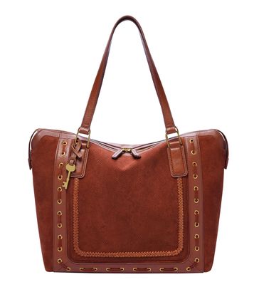 FOSSIL Jacqueline Tote Burnt Henna