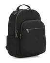 kipling Basic Elevated Seoul Backpack L Rich Black kipling Basic Elevated Seoul Backpack L Rich Black