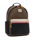 kipling Damien Backpack M Valley Taupe Black