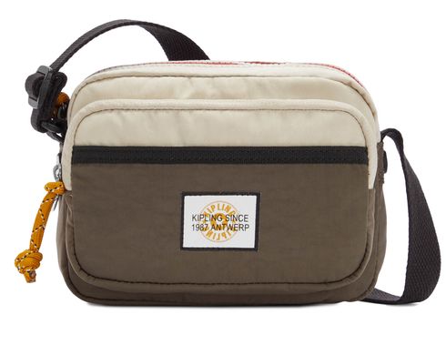 kipling Sisko Small Crossbody Valley Taupe Black