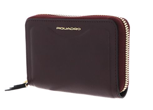 PIQUADRO Gea Zip Around Women's Key Case Bordeaux 2