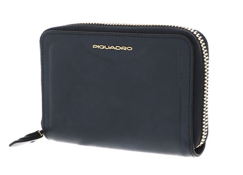 PIQUADRO Gea Zip Around Women's Key Case Blu