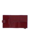PIQUADRO Blue Square Compact Wallet Rosso PIQUADRO Blue Square Compact Wallet Rosso
