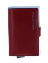PIQUADRO Blue Square Compact Wallet Rosso PIQUADRO Blue Square Compact Wallet Rosso