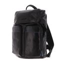 PIQUADRO Blue Square Revamp Computer And Tablet Backpack Nero