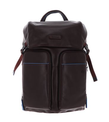 PIQUADRO Blue Square Revamp Computer And Tablet Backpack Mogano