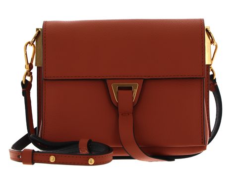 COCCINELLE Louise Crossbody Chestnut / Noir