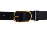 TOMMY HILFIGER TJW Luxe Oval Buckle Belt W90 Black