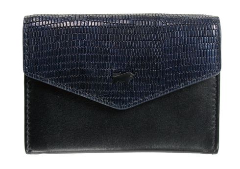 Braun Büffel Lizzy Mini Key Case Wallet Blau