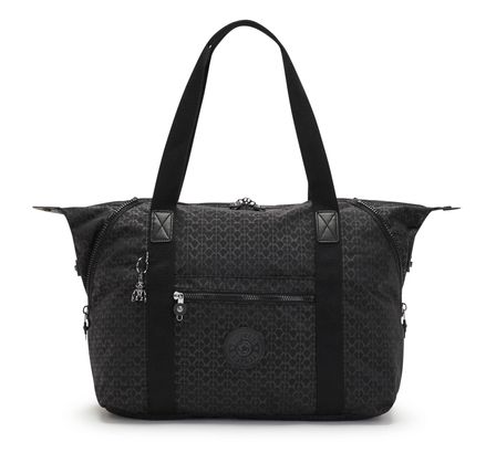 kipling Basic Plus Art M Travel Tote Signature Emb
