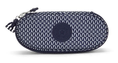 kipling Back To School Duobox Pencase M Triangle Blue