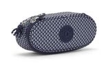 kipling Back To School Duobox Pencase M Triangle Blue