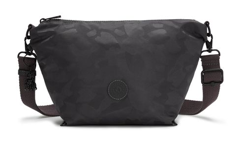 kipling Elevated Jacquard Malika Crossbody Charcoal JQ