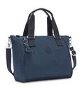 kipling Basic Eyes Wide Open Amiel Medium Handbag Blue Bleu 2 kipling Basic Eyes Wide Open Amiel Medium Handbag Blue Bleu 2
