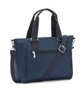kipling Basic Eyes Wide Open Amiel Medium Handbag Blue Bleu 2 kipling Basic Eyes Wide Open Amiel Medium Handbag Blue Bleu 2