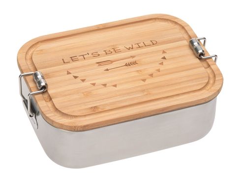 Lässig Lunchbox Stainless Steel Bamboo Adventure