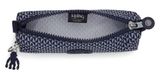 kipling Back To School Print Freedom Medium Pencase Triangle Blue kipling Back To School Print Freedom Medium Pencase Triangle Blue