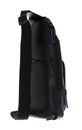 PIQUADRO Blue Square Revamp Mono Sling Bag Nero PIQUADRO Blue Square Revamp Mono Sling Bag Nero