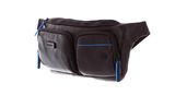 PIQUADRO Blue Square Revamp Bum Bag With RFID Mogano PIQUADRO Blue Square Revamp Bum Bag With RFID Mogano
