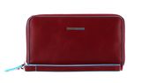 PIQUADRO Blue Square Zip Around Smartphone Wallet Clutch RFID Rosso PIQUADRO Blue Square Zip Around Smartphone Wallet Clutch RFID Rosso