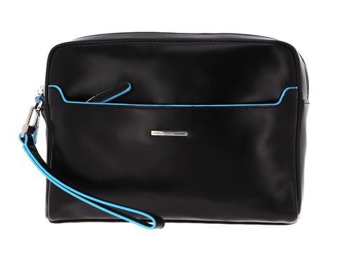 PIQUADRO Blue Square Mini Tablet Clutch Nero