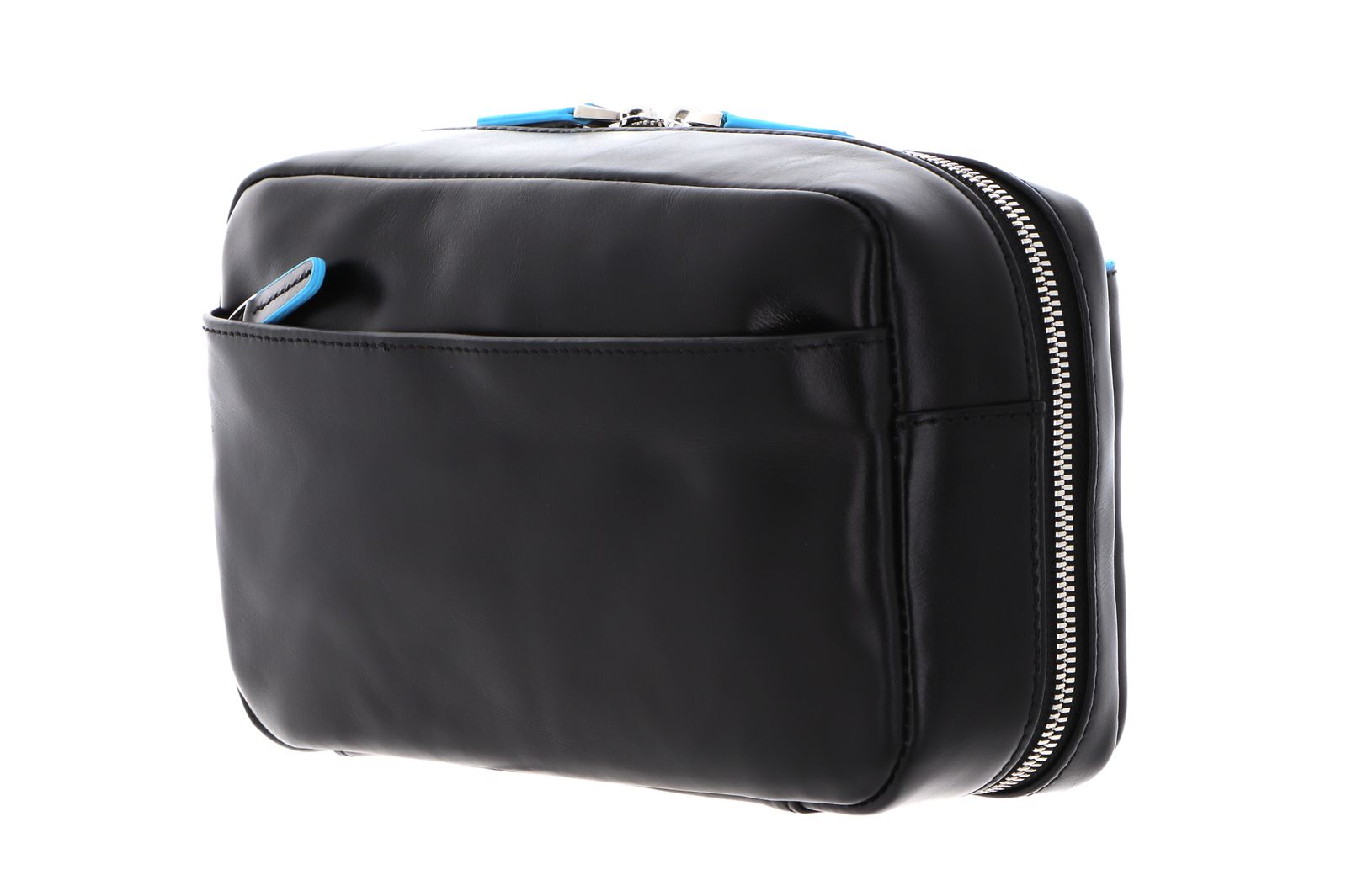 PIQUADRO Blue Square Electronic Cord Pouch Nero modeherz