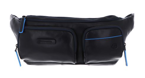 PIQUADRO Blue Square Revamp Bum Bag With RFID Blu