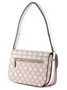 GUESS Hensely Logo Convertible Shoulder Bag Blush Multi