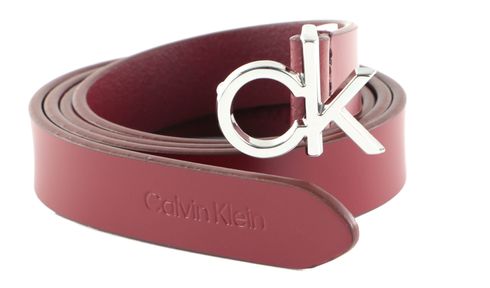 Calvin Klein Re-Lock Belt 20mm W95 Red Currant