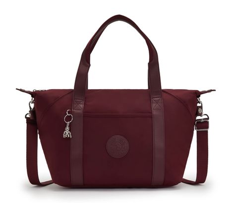 kipling Paka Plus Art Medium Tote M Paka Wine