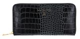 PATRIZIA PEPE Piping Croco Zip Around Wallet Nero PATRIZIA PEPE Piping Croco Zip Around Wallet Nero