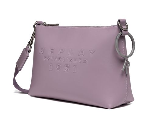 REPLAY Crossbody Bag with Zip LT Lilac