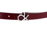 Calvin Klein Re-Lock Belt 20mm W75 Red Currant Calvin Klein Re-Lock Belt 20mm W75 Red Currant