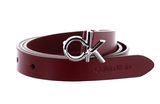 Calvin Klein Re-Lock Belt 20mm W75 Red Currant Calvin Klein Re-Lock Belt 20mm W75 Red Currant