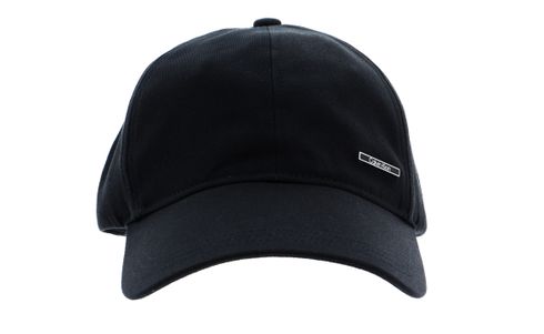 Calvin Klein Slim Metal Plaque Baseball Cap CK Black