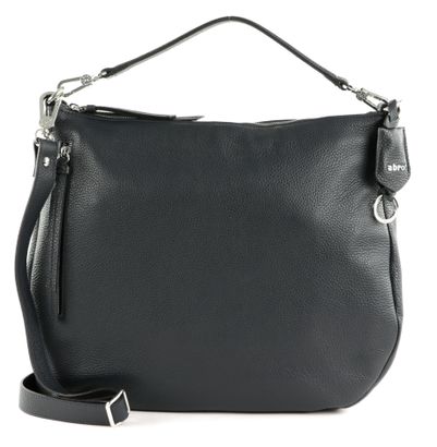abro Leather Adria Hobo Bag Juna L Navy