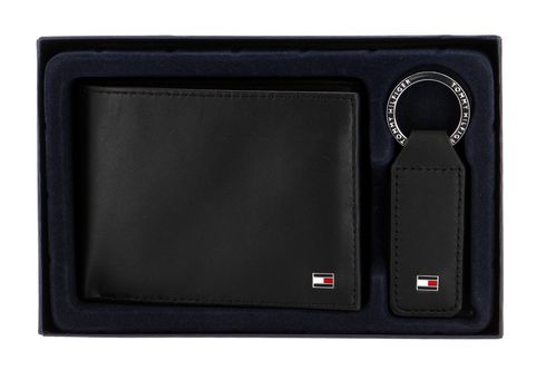 TOMMY HILFIGER Eton CC And Coin With Keyfob Black