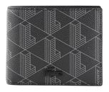 LACOSTE The Blend Billford S Allover Monogram Noir Gris LACOSTE The Blend Billford S Allover Monogram Noir Gris