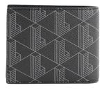 LACOSTE The Blend Billford S Allover Monogram Noir Gris LACOSTE The Blend Billford S Allover Monogram Noir Gris