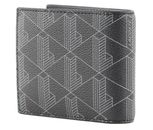 LACOSTE The Blend Billford S Allover Monogram Noir Gris LACOSTE The Blend Billford S Allover Monogram Noir Gris