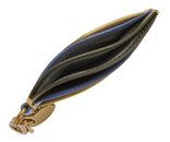 FOSSIL Polly Leather Card Case Green Multi Stripe