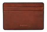 FOSSIL Steven Card Case Burnt Henna