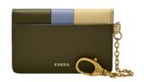 FOSSIL Valerie Lether Flap Card Case Multi Stripe FOSSIL Valerie Lether Flap Card Case Multi Stripe