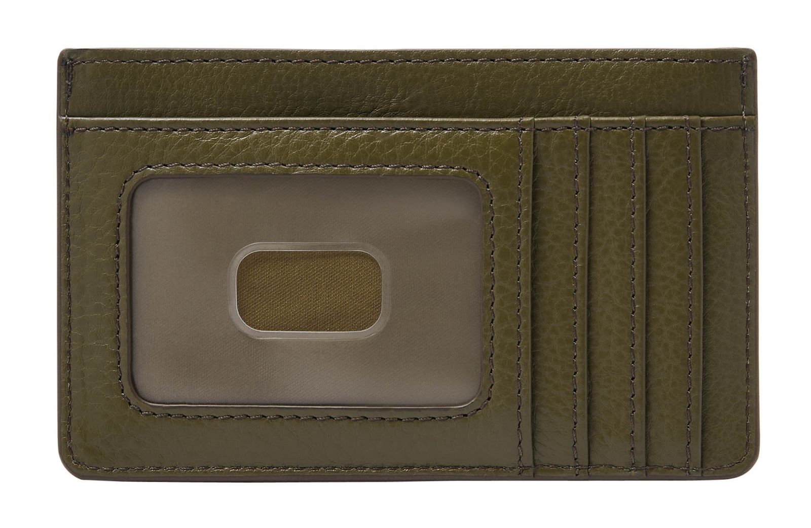 FOSSIL Logan Zip Coin Green Moss