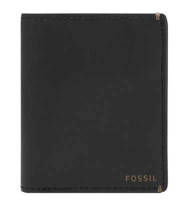 FOSSIL Joshua Vegan Cactus Front Pocket Wallet Black