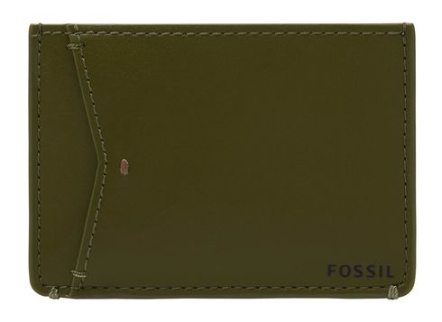 FOSSIL Joshua Vegan Cactus Card Case Green Moss