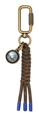 FOSSIL Cording Key Fob Green Multi