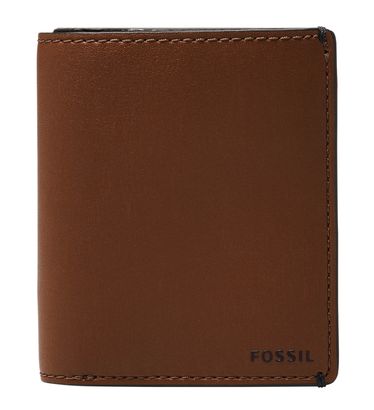 FOSSIL Joshua Vegan Cactus Front Pocket Wallet Medium Brown