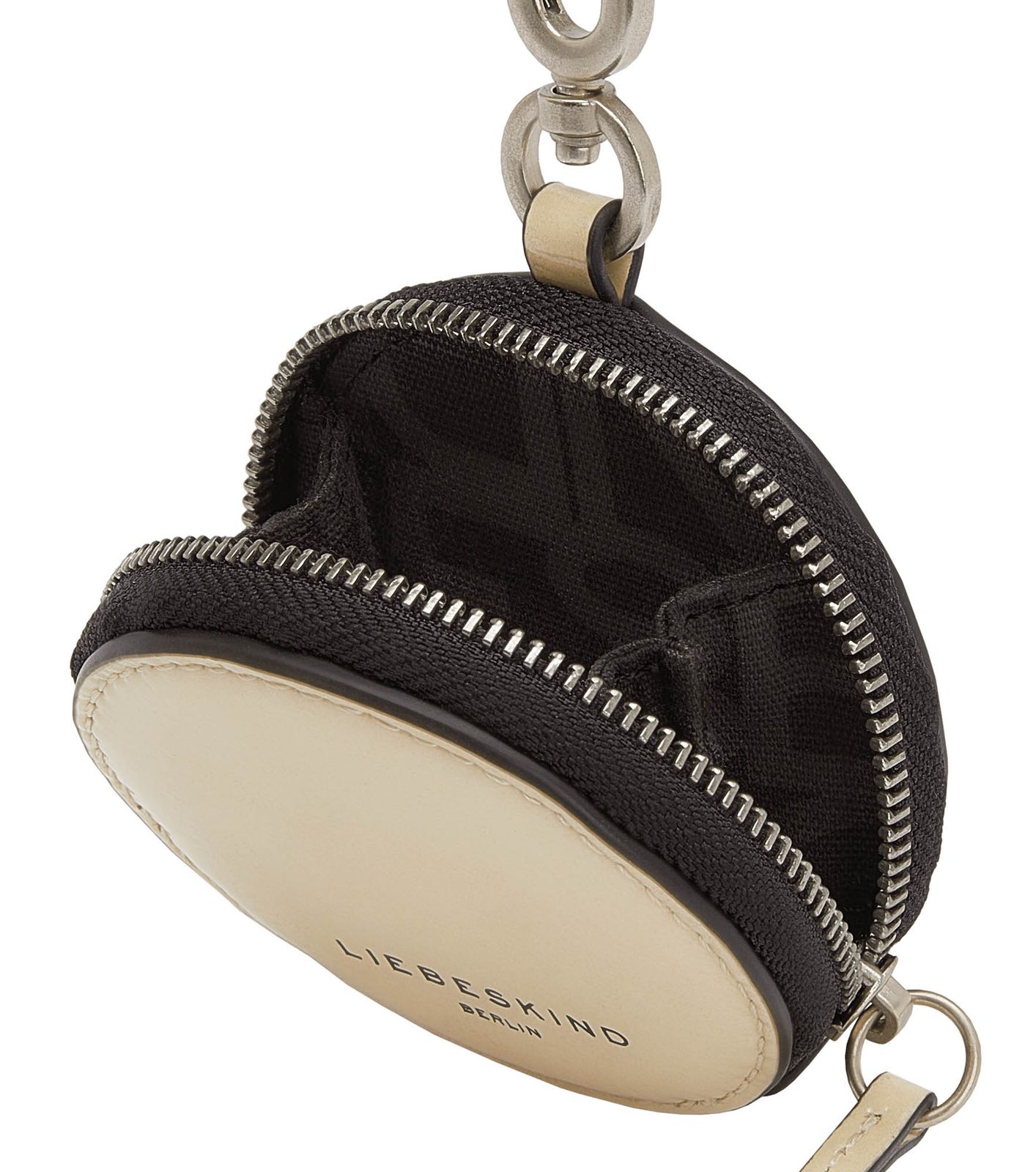 LIEBESKIND BERLIN Nesmin Naplack Round Pendant Vintage Linen