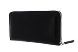 KARL LAGERFELD K / Signature Soft Cont Zip Wallet Black